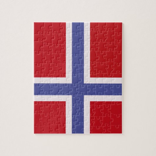 Puzzle Drapeau norvégien (Vertical)