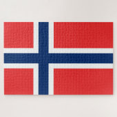 Puzzle Drapeau norvégien (Norvège) (Horizontal)