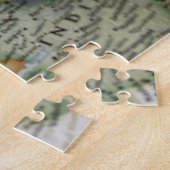 Puzzle Drapeau pakistanais sur la carte (Côté)