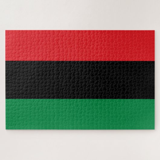 Puzzle Drapeau panafricain UNIA (Horizontal)