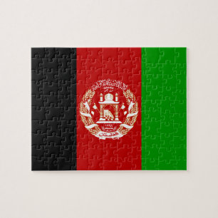 Puzzle Drapeau patriotique de l'Afghanistan
