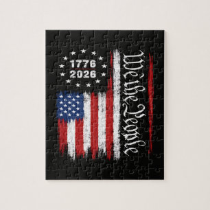 Puzzle Drapeau patriotique Nous Le Peuple 1776 2026