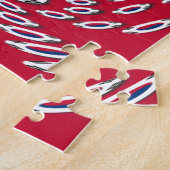 Puzzle Drapeau Polka de Corée du Sud (Côté)