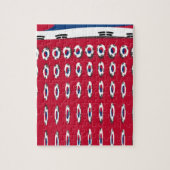 Puzzle Drapeau PolkaDot de Corée du Sud (Vertical)