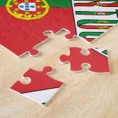 Puzzle Drapeau portugais avec votre nom (Côté)