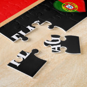 Puzzle Drapeau portugais / Pays portugais / Portugal (Côté)