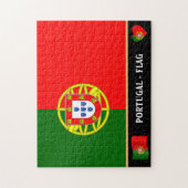 Puzzle Drapeau portugais / Pays portugais / Portugal (Vertical)