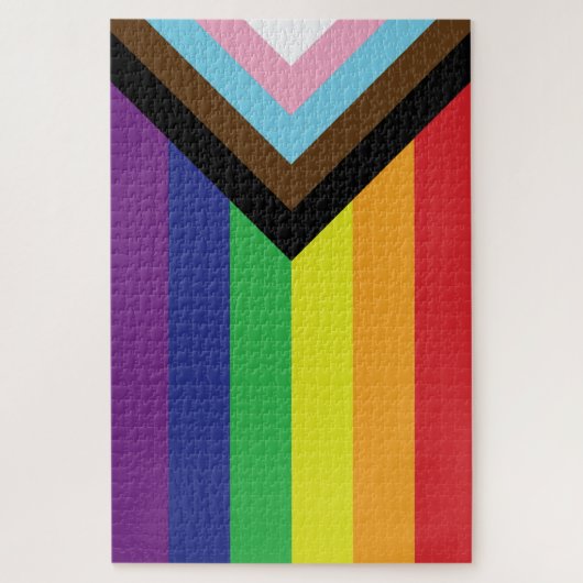 Puzzle Drapeau progressiste LGBTQIA (Vertical)