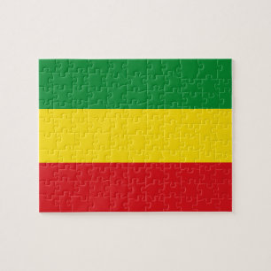 Puzzle Drapeau rastafari éthiopien Rasta