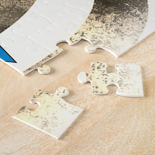 Puzzle Drapeau rétro des États-Unis et des îles Vierges U (Côté)