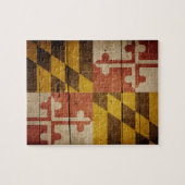 Puzzle Drapeau robuste du Maryland (Horizontal)