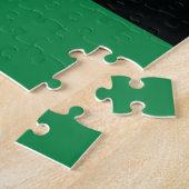 Puzzle Drapeau rouge, noir et vert (Côté)