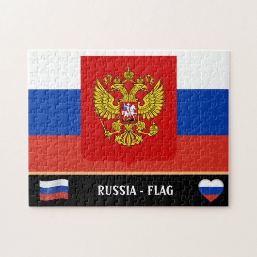 Puzzle Drapeau russe / Russie Jigsaw Puz (Horizontal)