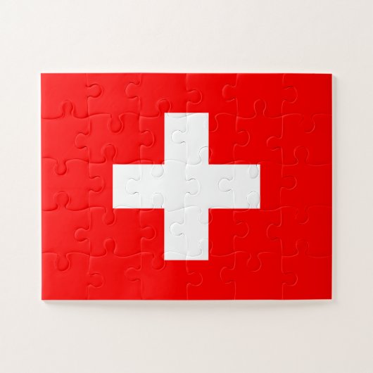 Puzzle Drapeau Suisse (Horizontal)
