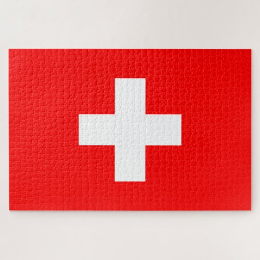 Puzzle Drapeau Suisse (Horizontal)