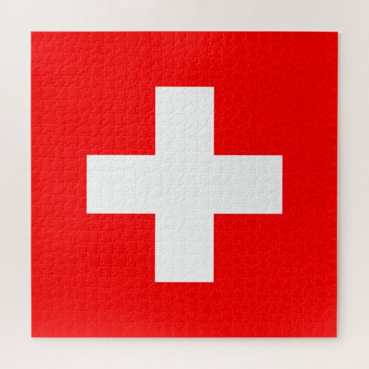 Puzzle Drapeau suisse (Suisse) (Horizontal)