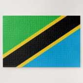 Puzzle Drapeau tanzanien (Horizontal)