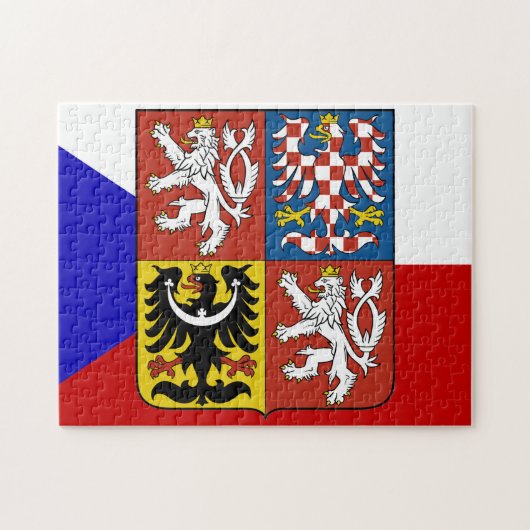 Puzzle Drapeau tchèque (Horizontal)