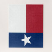 Puzzle Drapeau Texas Rouge Blanc Bleu (Vertical)