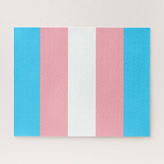 Puzzle Drapeau transgenre LGBTQIA+ (Horizontal)