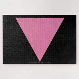 Puzzle Drapeau triangle rose de SlipperyJoe's symbole ros