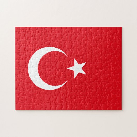 Puzzle Drapeau turc (Horizontal)
