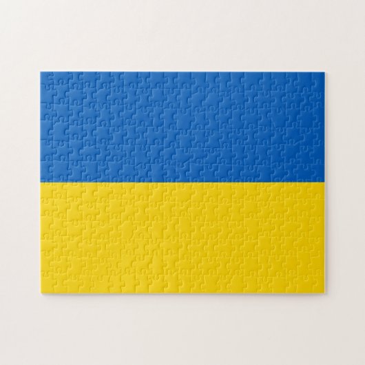 Puzzle Drapeau Ukraine (Horizontal)