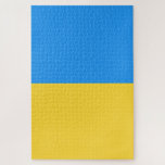 Puzzle Drapeau ukrainien<br><div class="desc">drapeau ukrainien,  soutien Ukraine bleu et jaune combat ukrainien</div>