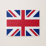 Puzzle Drapeau Union Jack du Royaume-Uni<br><div class="desc">Royaume-Uni Union Jack Drapeau design .. produits patriotiques britanniques de Ricaso</div>