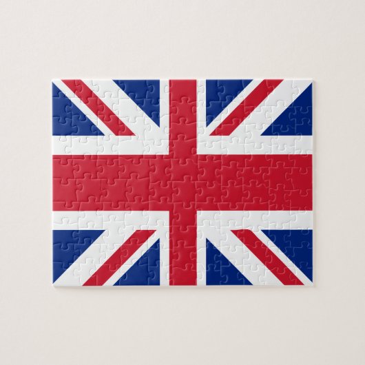 Puzzle Drapeau Union Jack Royaume-Uni UK (Horizontal)