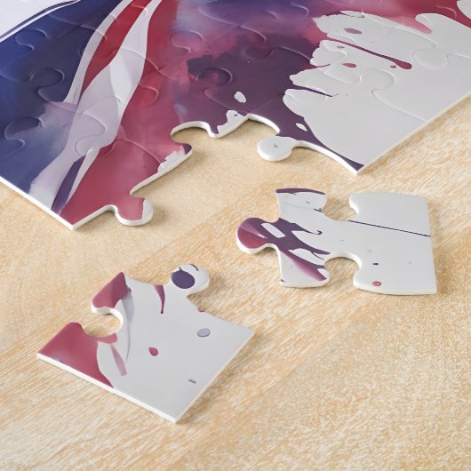 Puzzle Drapeau Union Jack UK (Côté)