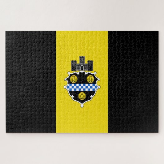 Puzzle Drapeau urbain de Pittsburgh (Pennsylvanie) (Horizontal)