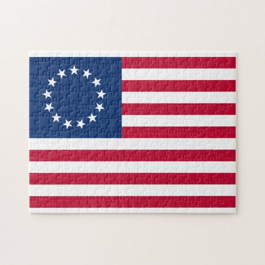 Puzzle drapeau usa betsy (Horizontal)