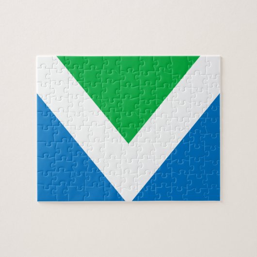 Puzzle Drapeau végétal international (Horizontal)