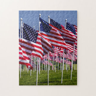 Puzzle Drapeaux américains pour héros