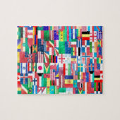 Puzzle Drapeaux de la collection Nations (Horizontal)