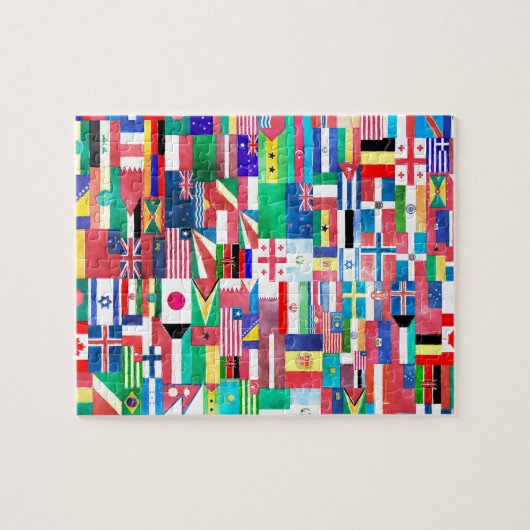 Puzzle Drapeaux de la collection Nations (Horizontal)
