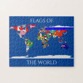 Puzzle drapeaux du monde (Horizontal)