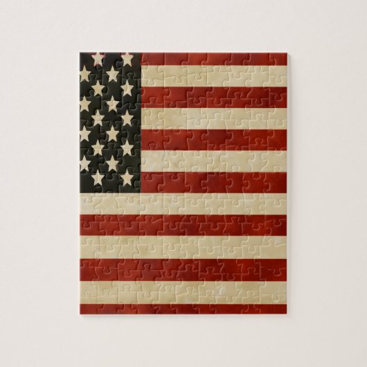 Puzzle Drapeaux vintages américains (Vertical)