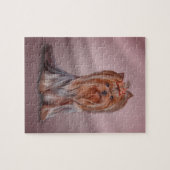 Puzzle Drawing Spaing Yorkshire Terrier dog (Horizontal)