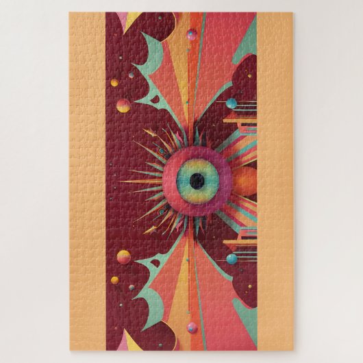 Puzzle Dream Horizon Ken Gage Imaginaire OpArt (Vertical)