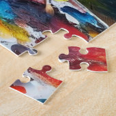 Puzzle Dreamscape Abstrait : Impression Art numérique dyn (Côté)