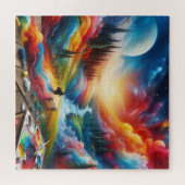 Puzzle Dreamscape Abstrait : Impression Art numérique dyn (Horizontal)