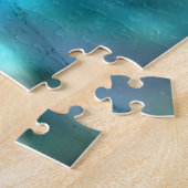 Puzzle Dreamy Blue Turquoise et or (Côté)