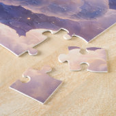 Puzzle Dreamy elephant and midnight moon 252 piece jigsaw (Côté)