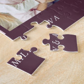 Puzzle Dreamy Rose Floral MOM Photo Collage Fête des Mère (Côté)