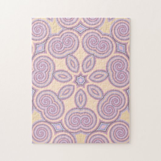 Puzzle Dreamy Swirls - Pastel Motif psychédélique (Vertical)