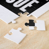 Puzzle Droit devant Toilettes Tissu Drôle Drôle Prepper C (Côté)