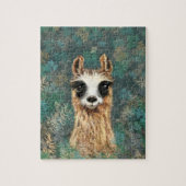 Puzzle drôle avec Baby Llama - Bonjour (Vertical)