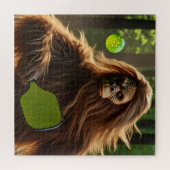 Puzzle Drôle Bigfoot jouer Pickleball (Horizontal)